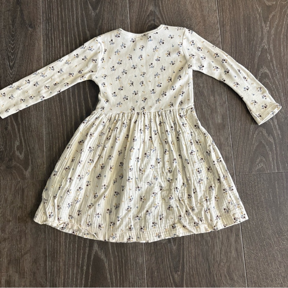 Zara Long Sleeve Floral Dress - Size 5 - Picture 4 of 4